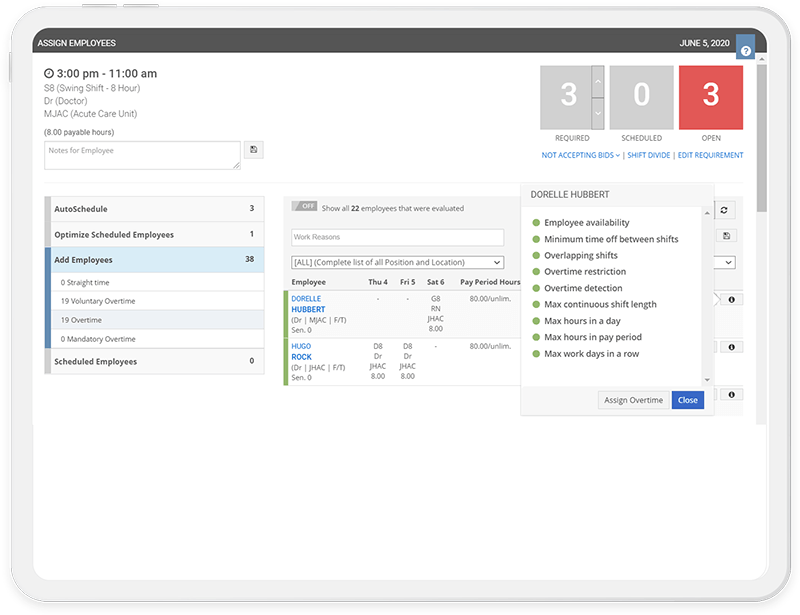 Allocate Scarce Staffing Quickly and Efficiently