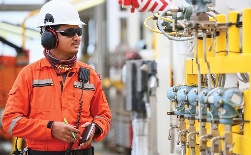 Oil worker