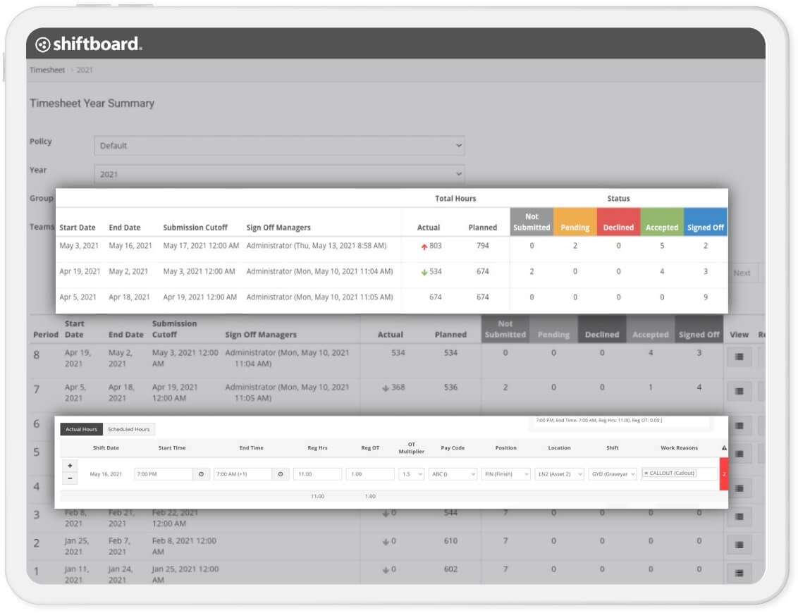 Seamless Timesheet Management